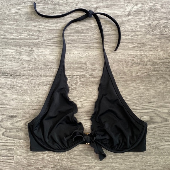 Victoria's Secret Swim Victorias Secret Swim Black Bra Bikini Top